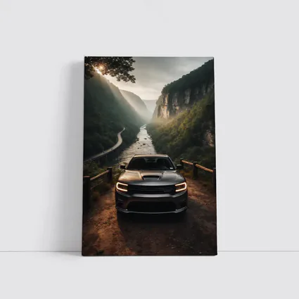 Dodge Durango Canyon River Overlook Scene