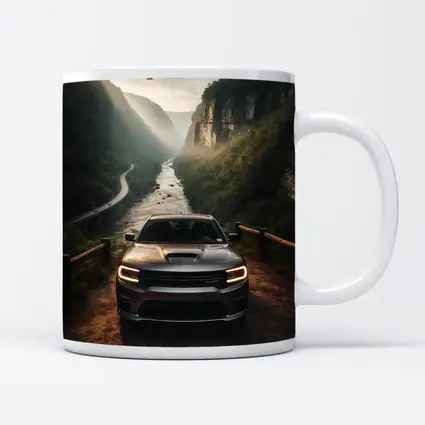Dodge Durango Canyon River Overlook Scene