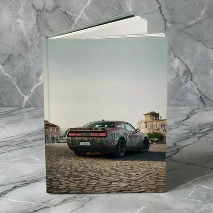 Dodge Challenger Rusty Wrap Old City