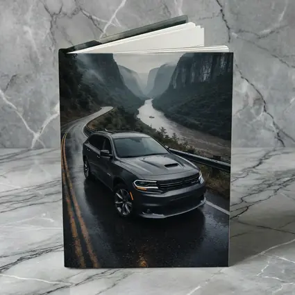 Dodge Durango on Rainy Mountain Road