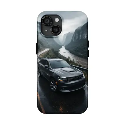 Dodge Durango on Rainy Mountain Road