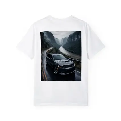 Dodge Durango on Rainy Mountain Road