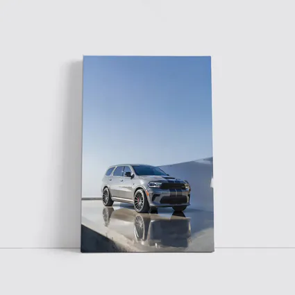 Dodge Durango SRT Gray Minimal Studio Setting