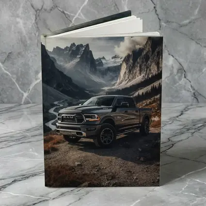Ram Truck Parked in Mountain Valley