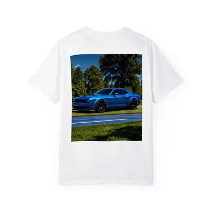 Dodge Challenger SRT Hellcat Blue Sunny Day
