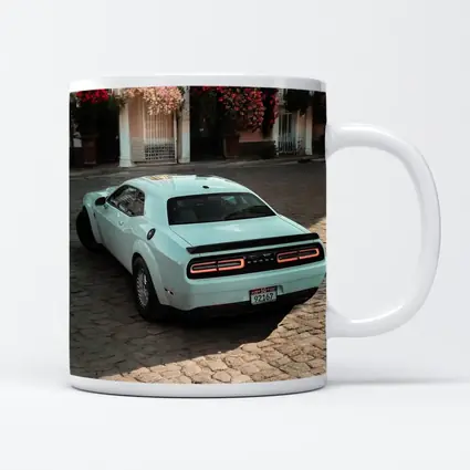Dodge Challenger SRT Cobblestone Old Town Street