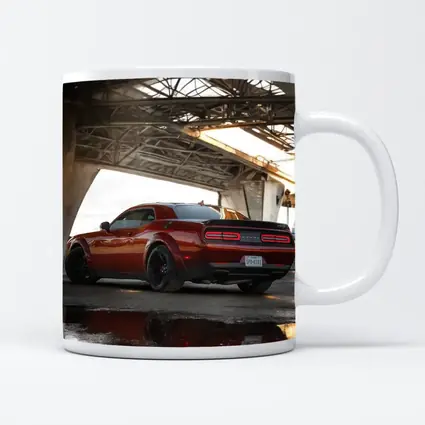 Dodge Challenger SRT Under Urban Bridge
