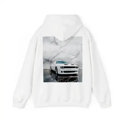 Dodge Challenger SRT White Marble Background