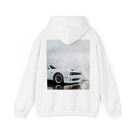 Dodge Challenger SRT White Marble Background