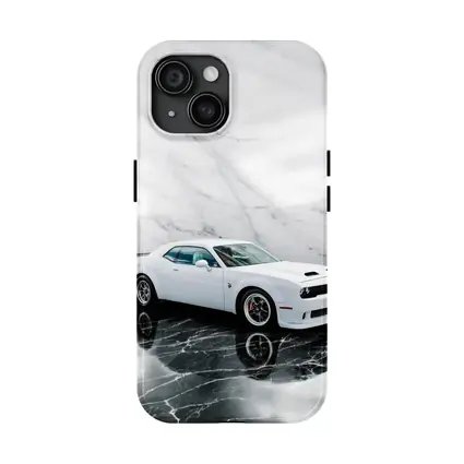Dodge Challenger SRT White Marble Studio