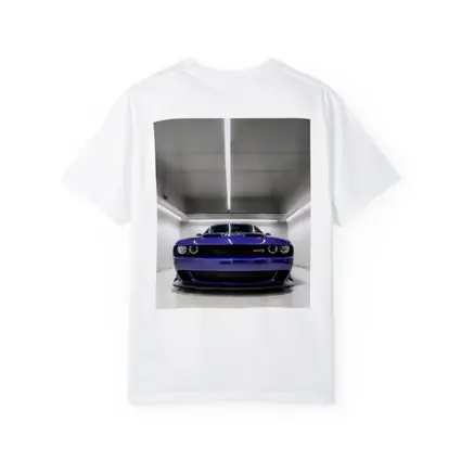 Dodge Challenger SRT Purple Garage Front View