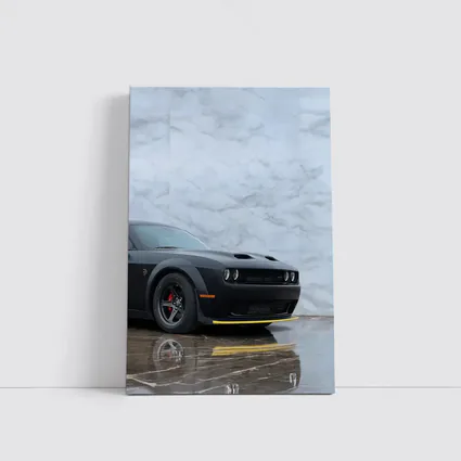 Dodge Challenger Hellcat Matte Black Marble