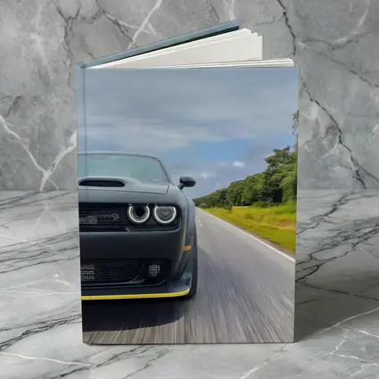 Dodge Challenger Hellcat Speeding Open Road