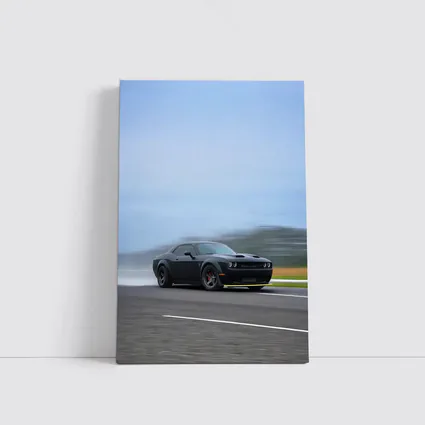Dodge Challenger Hellcat Drifting On Track