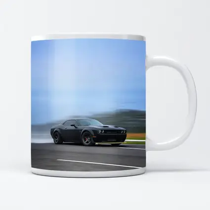 Dodge Challenger Hellcat Drifting On Track
