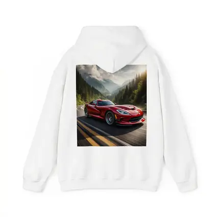Dodge Viper Red Sports Car Mountain Road