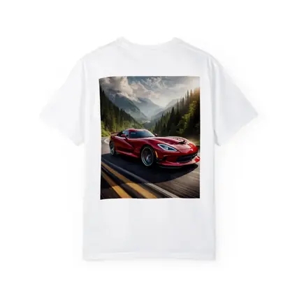 Dodge Viper Red Sports Car Mountain Road