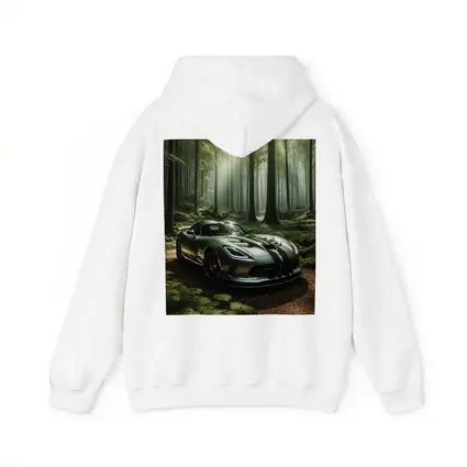 Dodge Viper Parked Deep Forest Setting