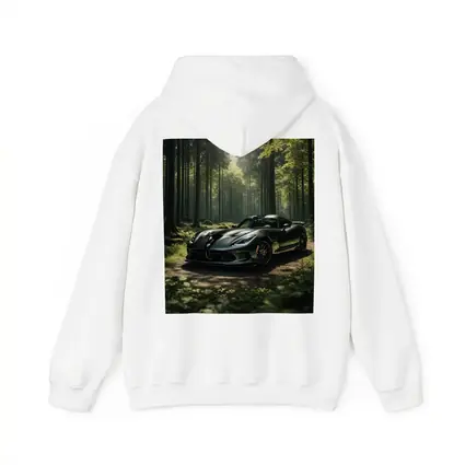 Dodge Viper Parked Deep Forest Setting