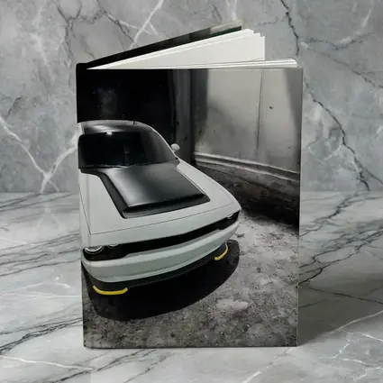 Dodge Challenger White In Abandoned Building