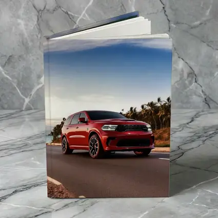 Dodge Durango Red SUV Coastal Road Drive