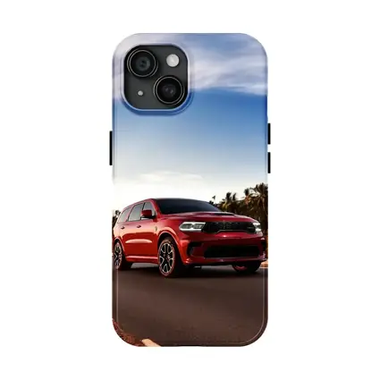 Dodge Durango Red SUV Coastal Road Drive