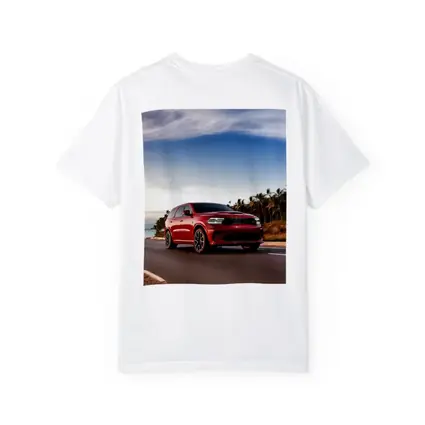 Dodge Durango Red SUV Coastal Road Drive