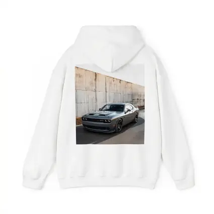 Dodge Challenger Hellcat Gray Concrete Wall