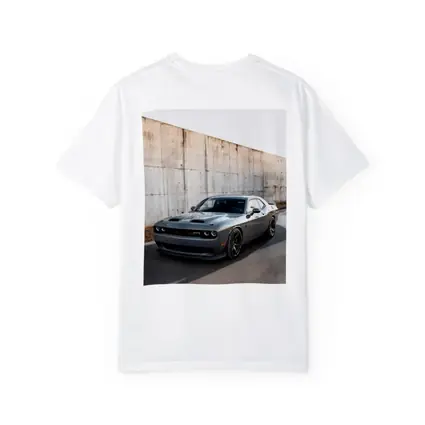 Dodge Challenger Hellcat Gray Concrete Wall
