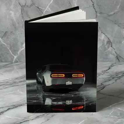 Dodge Challenger Rear View Dark Studio