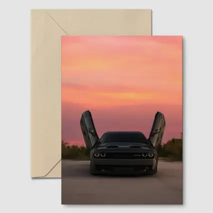 Dodge Challenger SRT Hellcat Sunset Sky