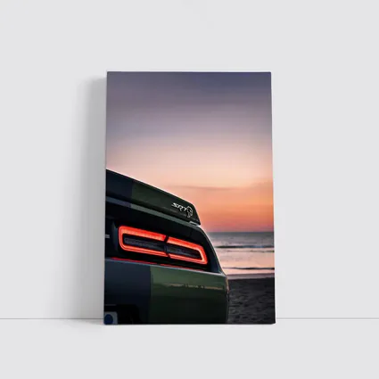 Dodge Challenger SRT Hellcat Sunset Beach