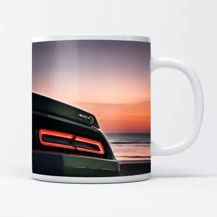Dodge Challenger SRT Hellcat Sunset Beach