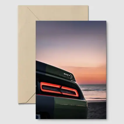 Dodge Challenger SRT Hellcat Sunset Beach