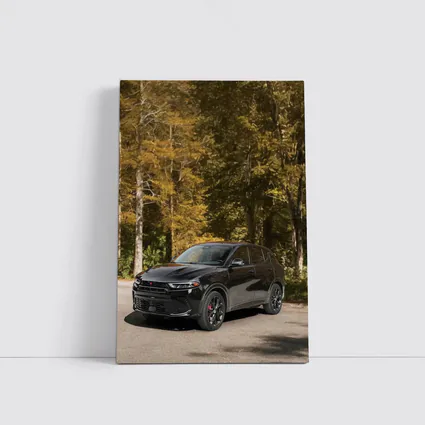 Dodge Hornet Black SUV Autumn Forest