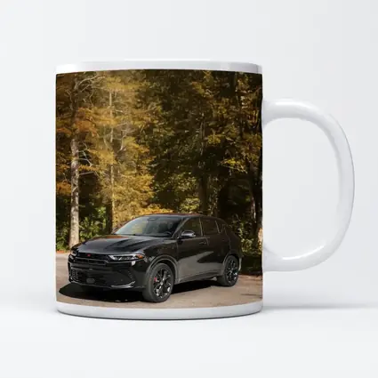 Dodge Hornet Black SUV Autumn Forest