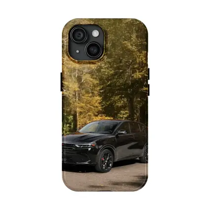 Dodge Hornet Black SUV Autumn Forest
