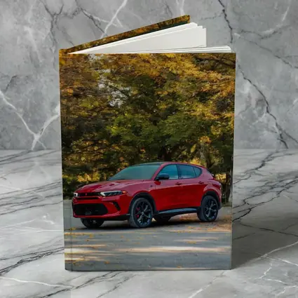 Dodge Hornet Red SUV Autumn Forest