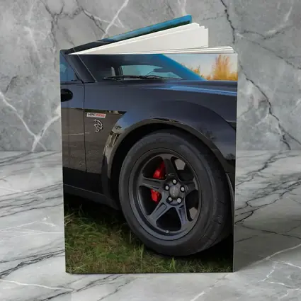 Black Dodge Challenger Muscle Car Outdoor