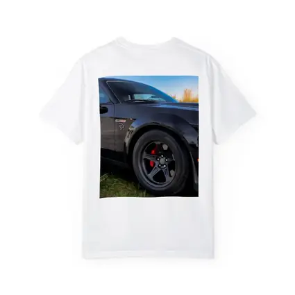 Black Dodge Challenger Muscle Car Outdoor