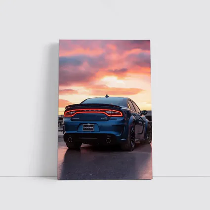 Dodge Charger SRT Blue Sunset Sky