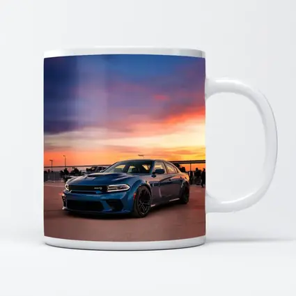 Dodge Charger SRT Blue Sunset Sky