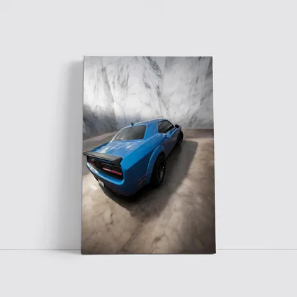 Dodge Challenger Blue Marble Studio