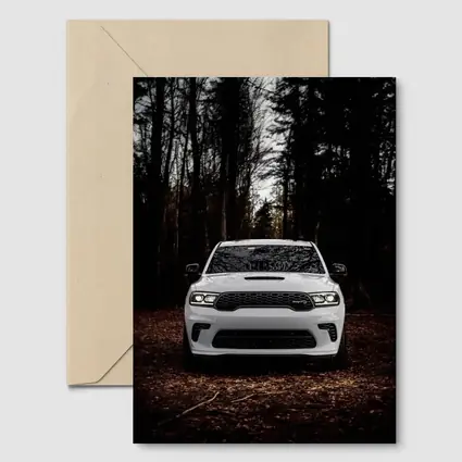 Dodge Durango SRT White Dark Forest