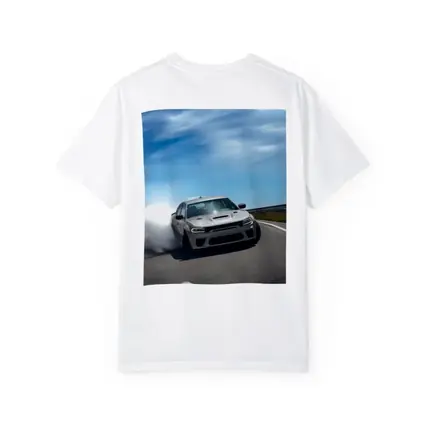 Dodge Charger Drifting on Open Road