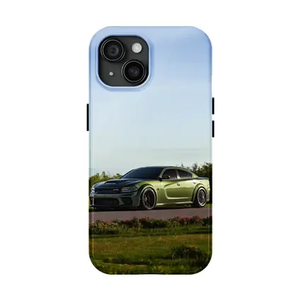 Dodge Charger Green Muscle Car Outdoor