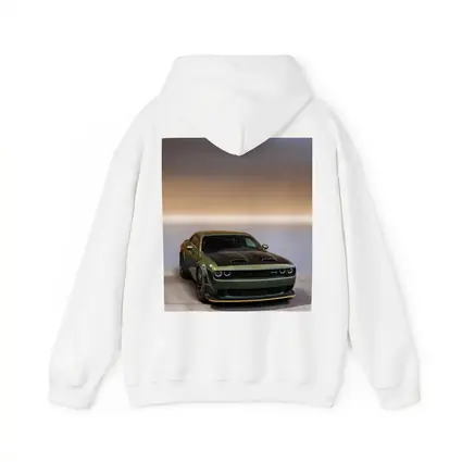 Dodge Challenger Green Muscle Car Studio