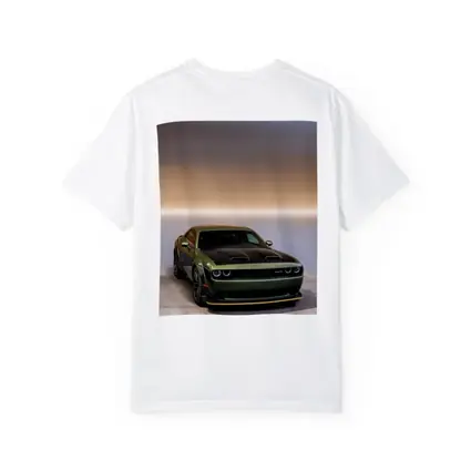 Dodge Challenger Green Muscle Car Studio