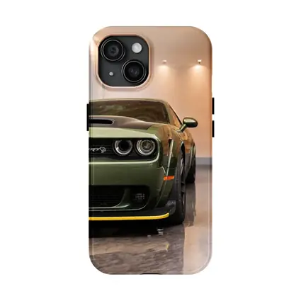 Dodge Challenger SRT Hellcat Green Garage