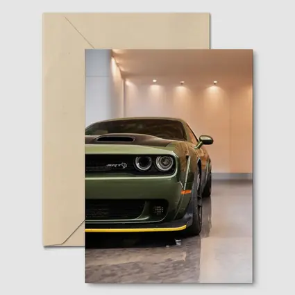 Dodge Challenger SRT Hellcat Green Garage